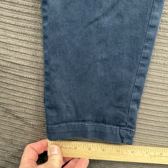 Bear Bottom Pants Men 28/32 Blue Cotton Performance Chino Elastic Waist Casual. - Picture 6 of 8